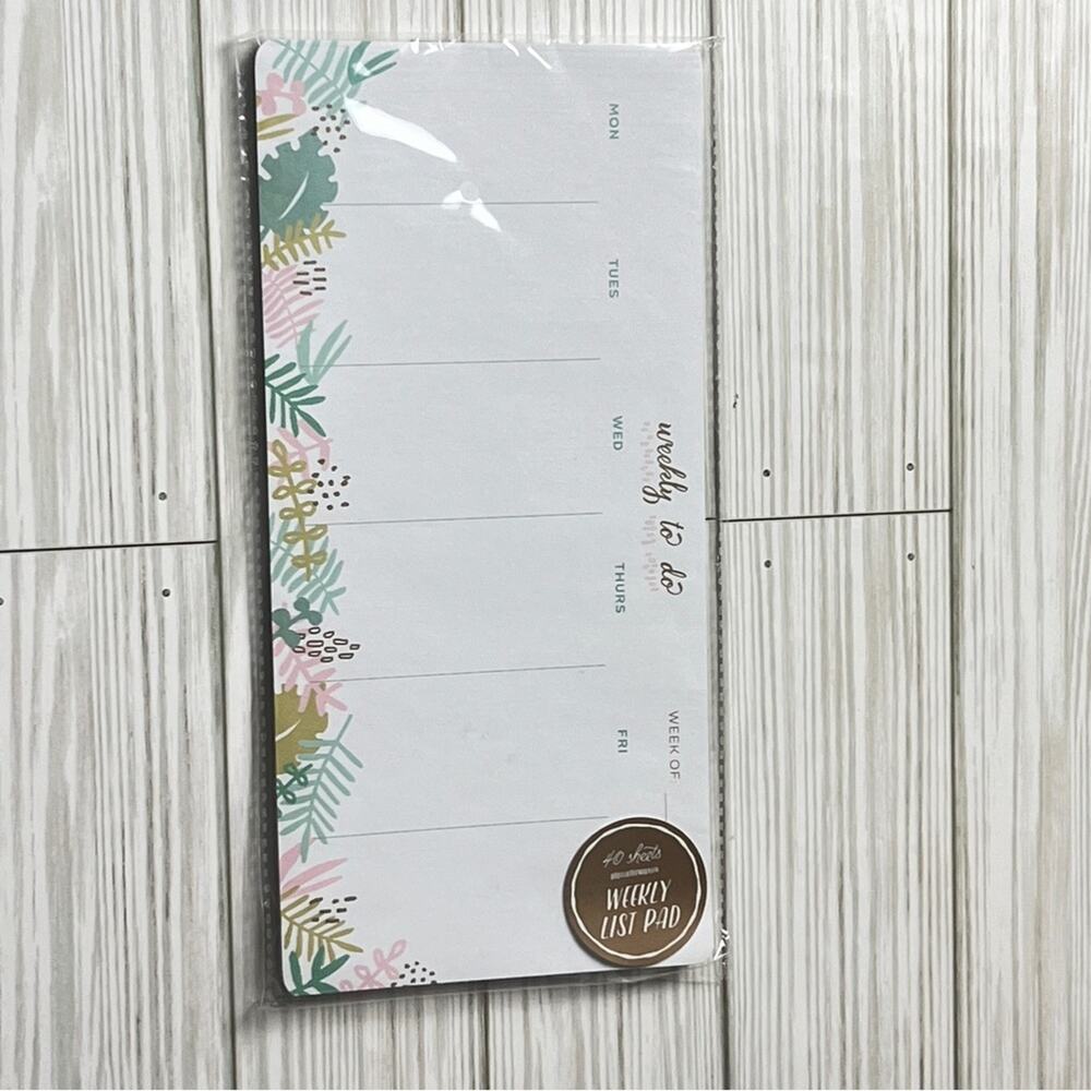 Weekly Calendar Productivity Organization Notepad - Picture 6 of 6